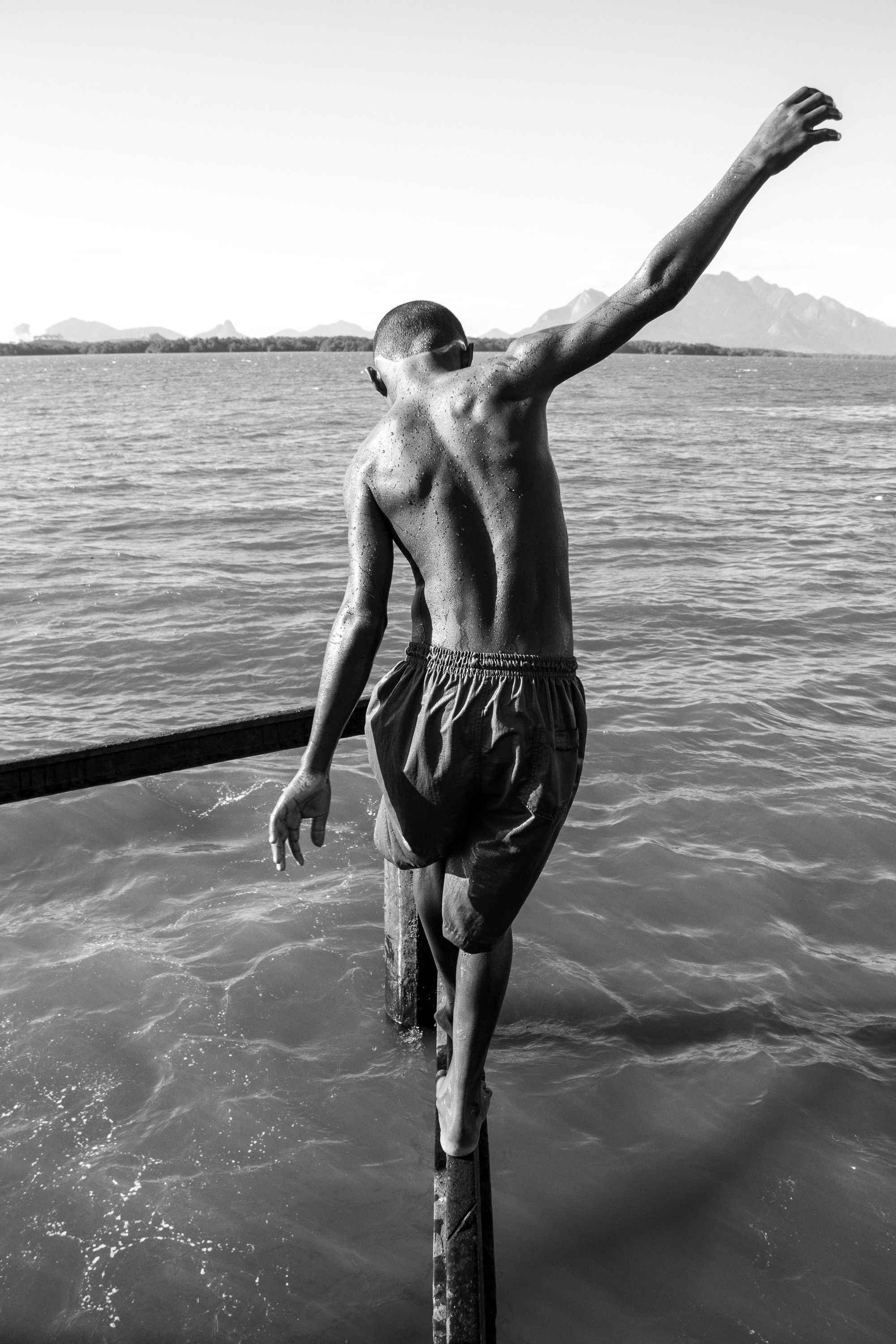 Meninos das caieiras — fotografia de Felipe Lube