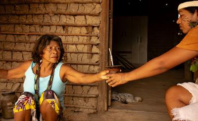 Partilha do mate — fotografia de Janete Diniz
